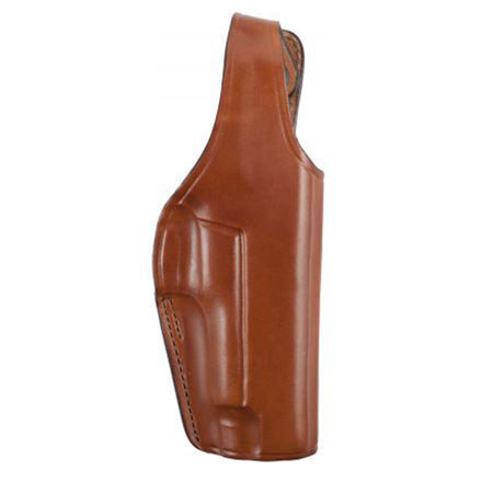 Bianchi Thumbsnap Left Hand Belt Slide Holster for Glock 19/23 Pistols, Tan