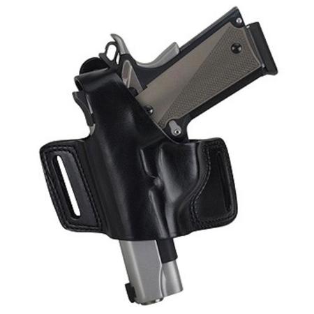 Bianchi Black Widow LH Belt Slide Holster for H&K USP .40 Pistol, Black Leather
