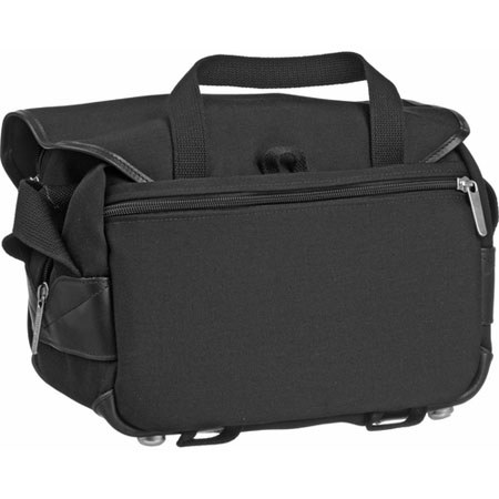 Billingham 225 SLR Shoulder Bag, Black with Black Trim