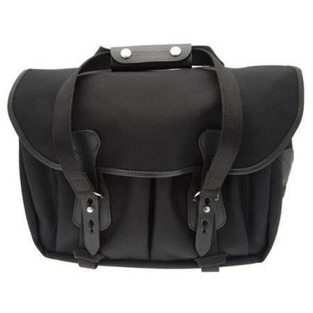 Billingham 335 SLR Shoulder Bag, Black with Black Trim