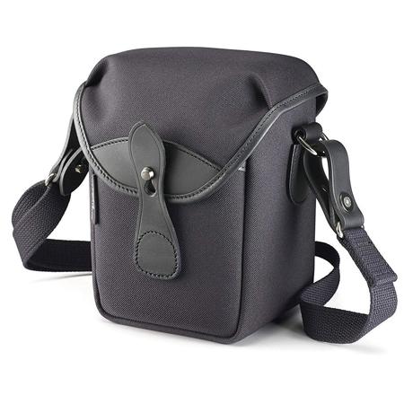 Billingham 72 Small Camera Bag, Black Fibrenyte and Black Leather