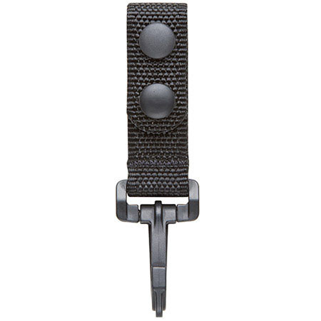 Bianchi Model 7405K Key Holder Belt Keeper, Plain Finish, Black