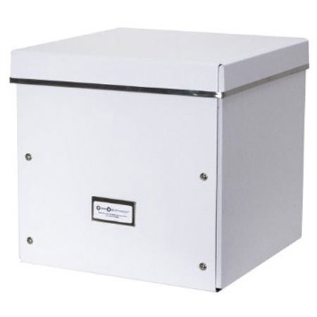 Bigso Frank Square Storage Box, White