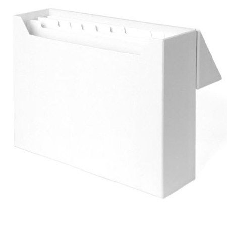 Bigso Lovisa Filebox with 12 File Folders, White