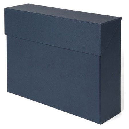 Bigso Lovisa Filebox with 12 File Folders, Navy