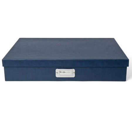 Bigso Sverker A3 Letterbox, Navy