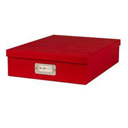 Bigso Oskar A4 Letterbox, Red