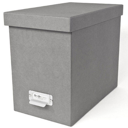 Bigso Johan Archive Box, Dark Grey