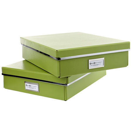 Bigso Filip Set of 2 Letterbox, Green