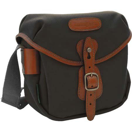 Billingham Digital Hadley SLR Bag, Black, Tan Leather