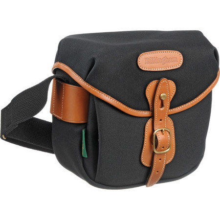 Billingham Digital Hadley SLR Bag, Black, Tan Leather