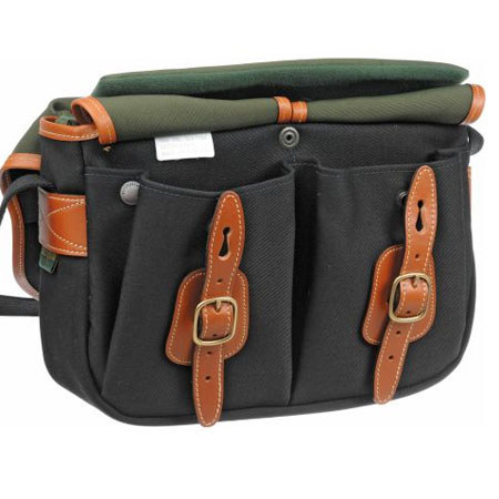 Billingham Hadley Small Camera/Document Bag, Black/Tan