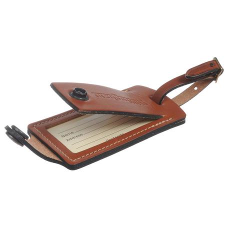 Billingham Leather Luggage Tally, Tan