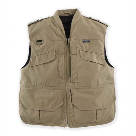 Billingham PhotoVest, XL (Chest Size to 51in), Stone