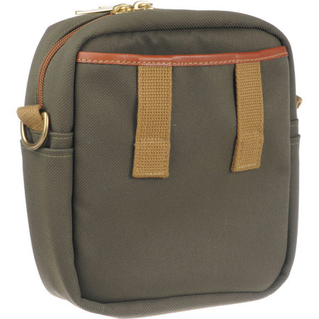 Billingham Stowaway Pola Shoulder Bag, Sage Green with Tan Leather Trim
