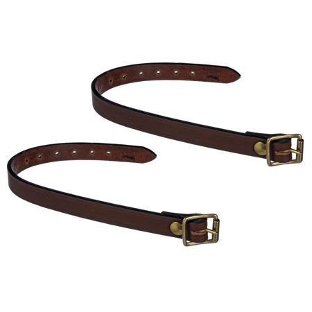 Billingham 5/8" Leather Tripod Straps, Pair, Chocolate