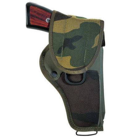 Bianchi Model UM84R Universal Ambi Military Holster f/ 4" Revolvers, Plain Black