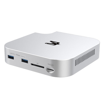 Blackjet MiniRaiden 7-Port Thunderbolt 5 Dock for Mac Mini M4/M4 Pro, TAA