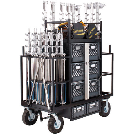 Backstage Electrician's Cart with Wheels