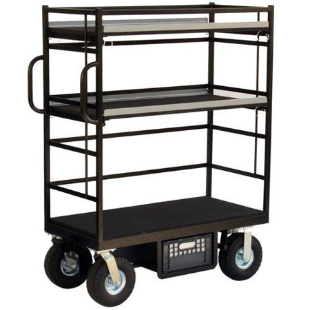 Backstage Head Mini Cart with Wheels