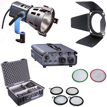 Bron Kobold DW 200 Par AC Flight Kit, Scrims and Case