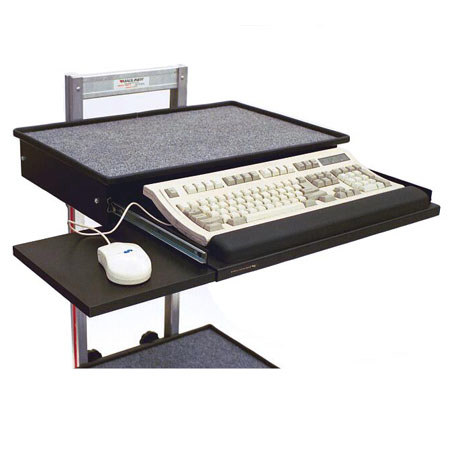 Backstage Magliner Vertical Keyboard Shelf with Mouse Pad