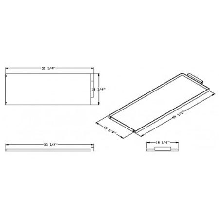 Backstage Mag Senior 18" Bottom Shelf