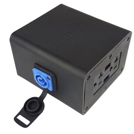 Blizzard Lighting Drop-PC USB 4x Outlet Stage Power Box