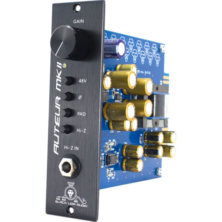 Black Lion Audio 500 Series Auteur MKII 500 Single Channel Microphone Preamplifier