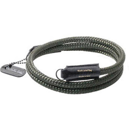 Black Label Bag Silk Cord Camera Strap, Peat