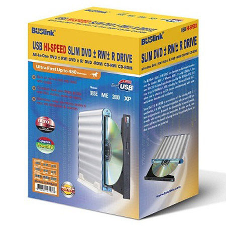 BUSlink Portable Blu-ray BD-ROM Drive, USB Interface
