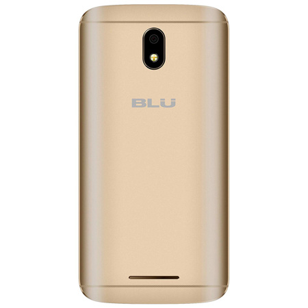 BLU C5 Dual-SIM 8GB, 1GB RAM, 1.3GHz Quad Core, 5" Unlocked GSM Smartphone, Gold