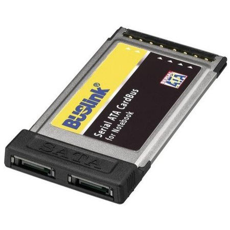 Buslink 2 Port Serial ATA Cardbus for Notebooks