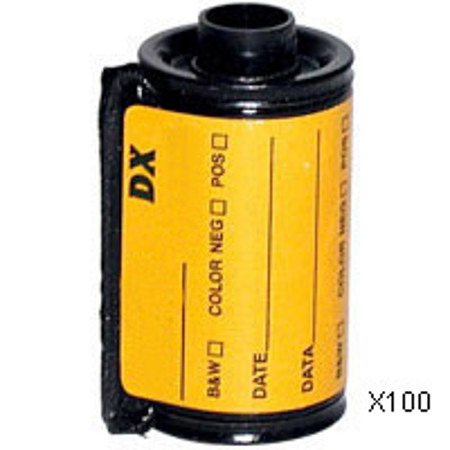 Adorama DX Coded Film Cassette, ISO 100, Pack of 100.