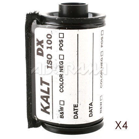 Adorama DX Cassette for Bulk Loading, 100 ISO, 4 Pieces