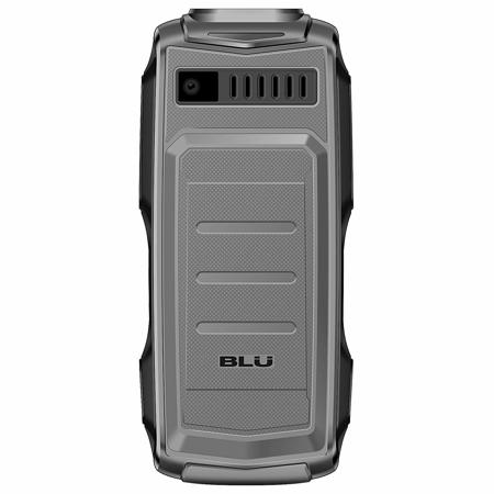 BLU FLASH Dual-SIM, VGA, Dual 1W Super Flashlight, 2.4" Unlocked GSM Phone, Grey