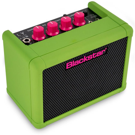 Blackstar FLY 3 Bass 3W Mini Bass Guitar Amplifier, Neon Green