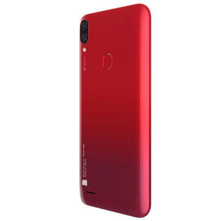BLU G60 6.1" HD+ Infinity Dual-SIM 64GB GSM Smartphone, 3GB RAM, Unlocked, Red