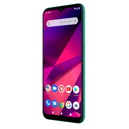 BLU G80 6.5" HD+ Infinity Dual-SIM 64GB GSM Smartphone, 3GB RAM, Unlocked, Green
