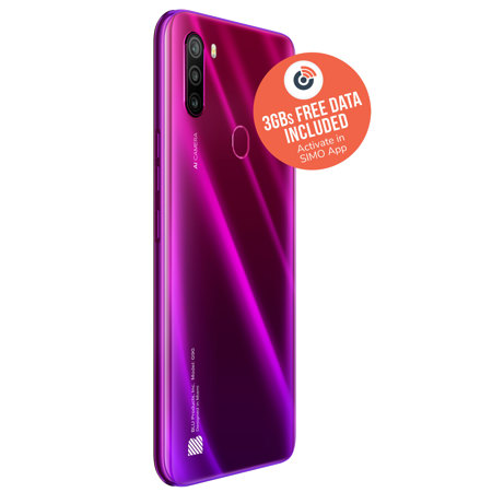 BLU G90 6.5" HD+ Infinity Dual-SIM 64GB GSM Smartphone, 4GB RAM,Unlocked,Magenta
