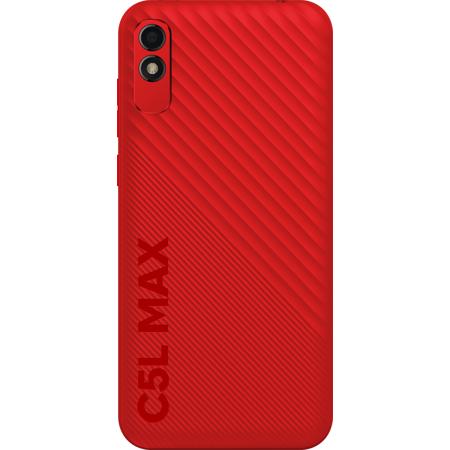 BLU C5L MAX 5.7" Curved 32GB 2-SIM 4G LTE GSM Smartphone, 1GB RAM, Unlocked, Red