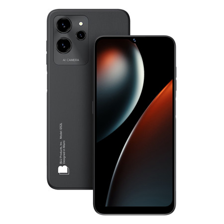 BLU G52L G0830WW 6.5" HD+ Infinity 64GB 4G LTE GSM Smartphone, Unlocked, Gray