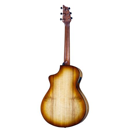 Breedlove Pursuit Exotic S Concert Amber CE Acoustic Electric Guitar, Myrtlewood