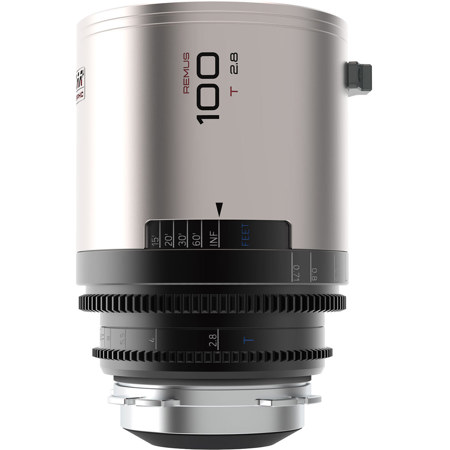 BLAZAR LENS Remus 100mm T2.8 1.5x Anamorphic Cine Lens for PL Mount Silver Flare