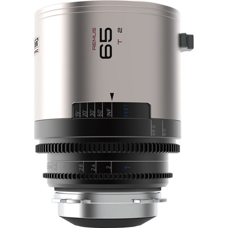 BLAZAR LENS Remus 65mm T2.0 1.5x Anamorphic Cine Lens for PL Mount Silver Flare