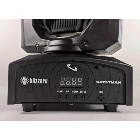 Blizzard Lighting Spotman Mini Moving Head with 30W High Output White LED Light