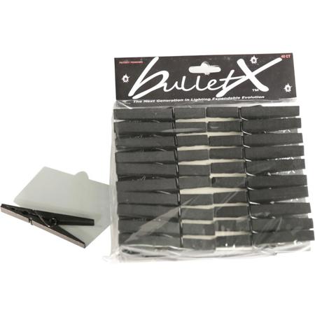 BulletX Production Wood Clothespins - 40-Pack