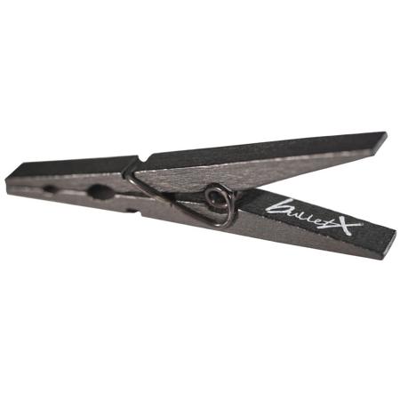 BulletX Production Wood Clothespins - 40-Pack