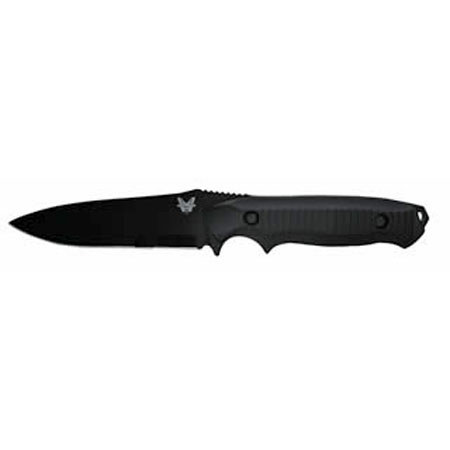 Benchmade 140 Nimravus Fixed Blade Black Plain Edge Knife