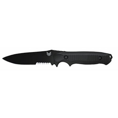 Benchmade 140 Nimravus Fixed Blade ComboEdge Serrated Knife with Soft Sheath